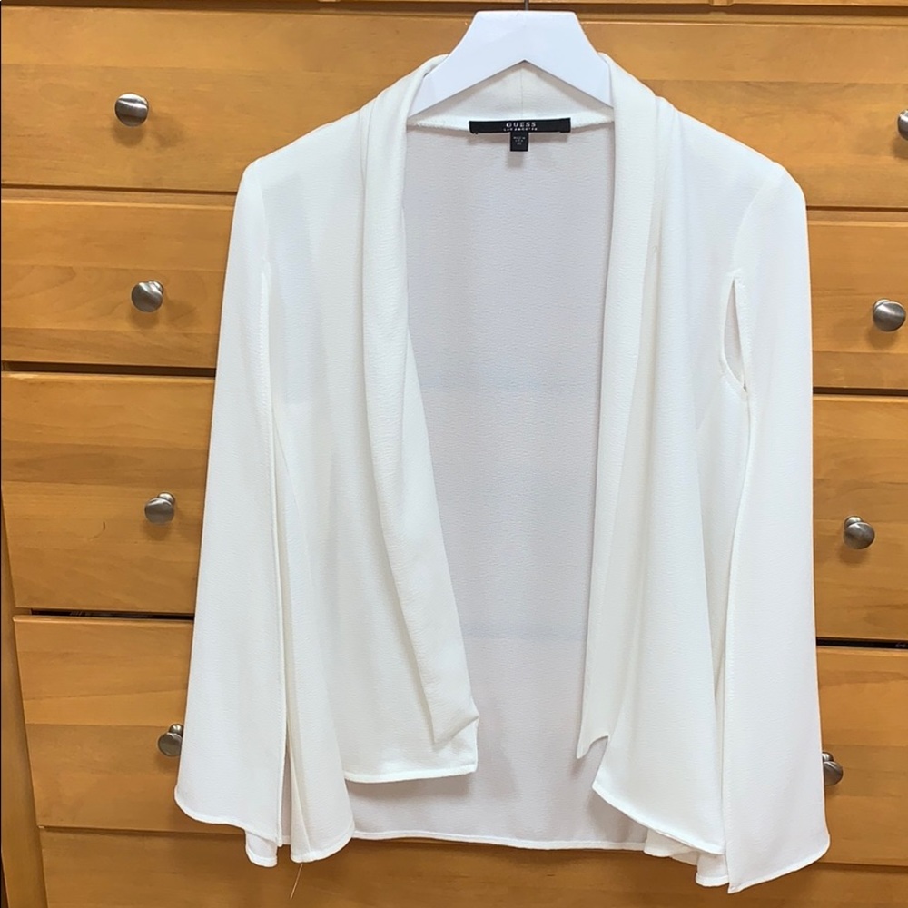 Guess white cape